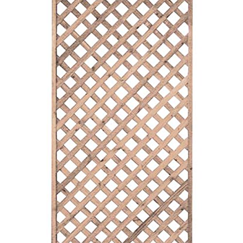 GDLC Pannello Grigliato Giardino MOD. Patio 90Xh180 Cm in Legno Tropicale Naturale 1Pz