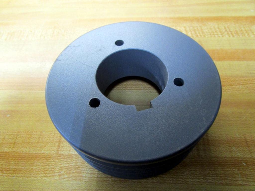 Browning 4P3V45 Split Taper Sheave, Cast Iron, 4 Groove, 3V Belt, Uses P1 Bushing