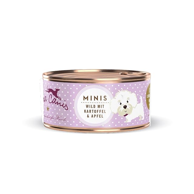 Terra Canis Caza con Patatas y Manzana, Mini Comida para Perros, 100g