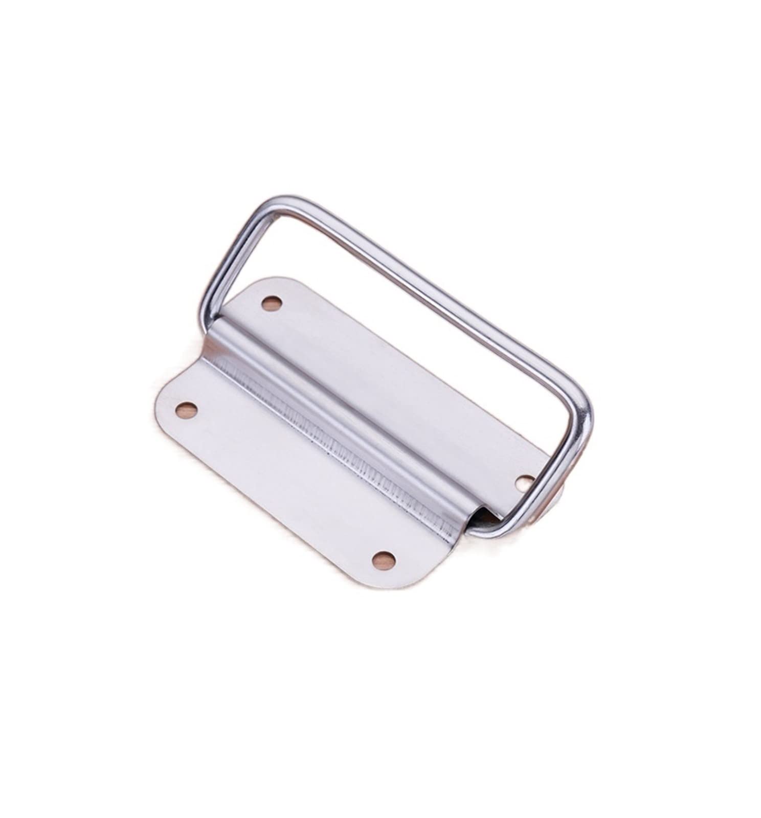 ROHCGHC recessed Foldable Handle, 304 Stainless Steel Handle Cabinet Door Drawer Wardrobe Large Wooden Box(L)