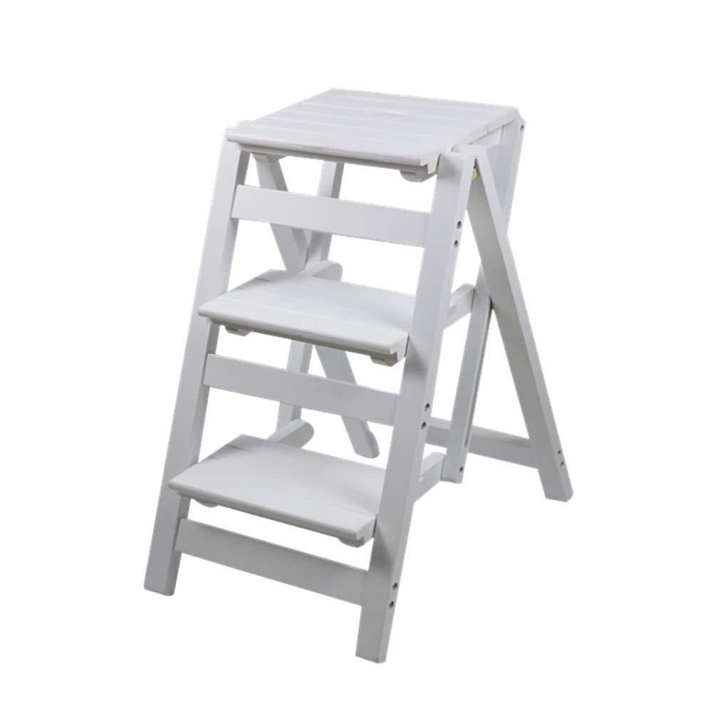 Marchepied pliant 3 marches double fonction pour attraper les objets en hauteur