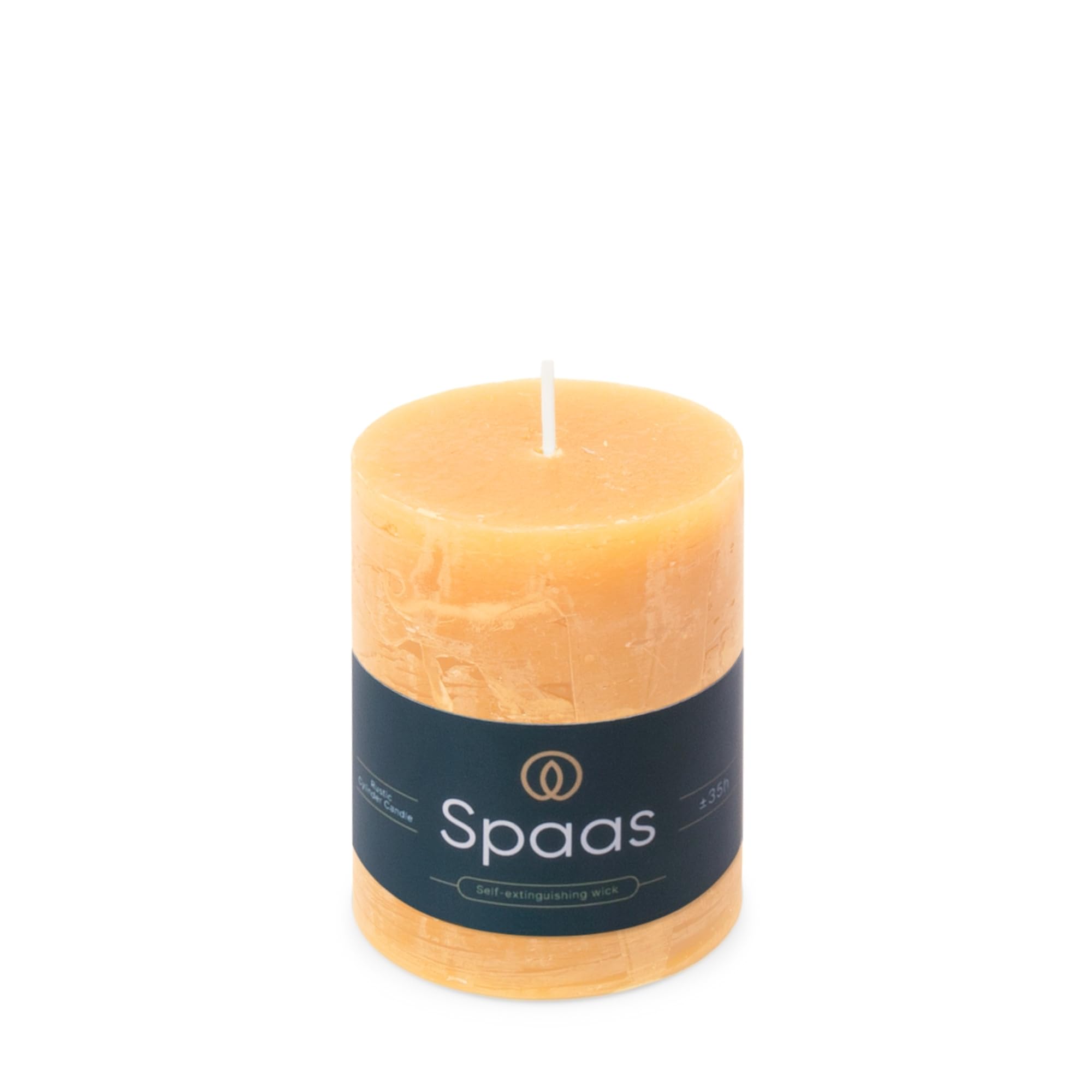Spaas Rustic Pillar Candle 70/95 mm 35h, Sand
