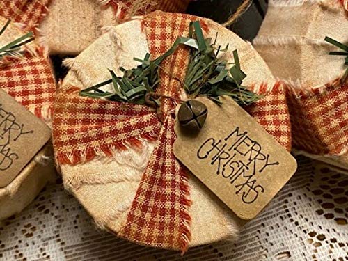 Primitives-Supplies-for-4-Primitive-Handmade-Fat-Peppermint-Candy-Homespun-Christmas-Ornaments-Farmhouse-for-Home-Holiday-Decor-DIY-Craft Primitives Supplies for 4 Primitive Handmade Fat Peppermint Candy Homespun Christmas Ornaments Farmhouse for Home Holiday Decor DIY Craft