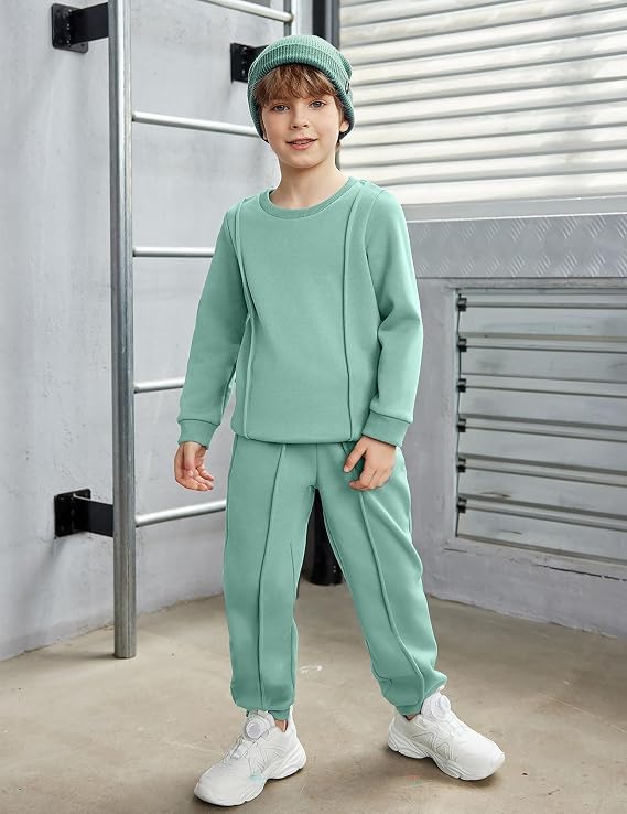 Image of Toddler Boys boys sets ,Long Sleeve Fleece Fall Winter boys sweatsuit