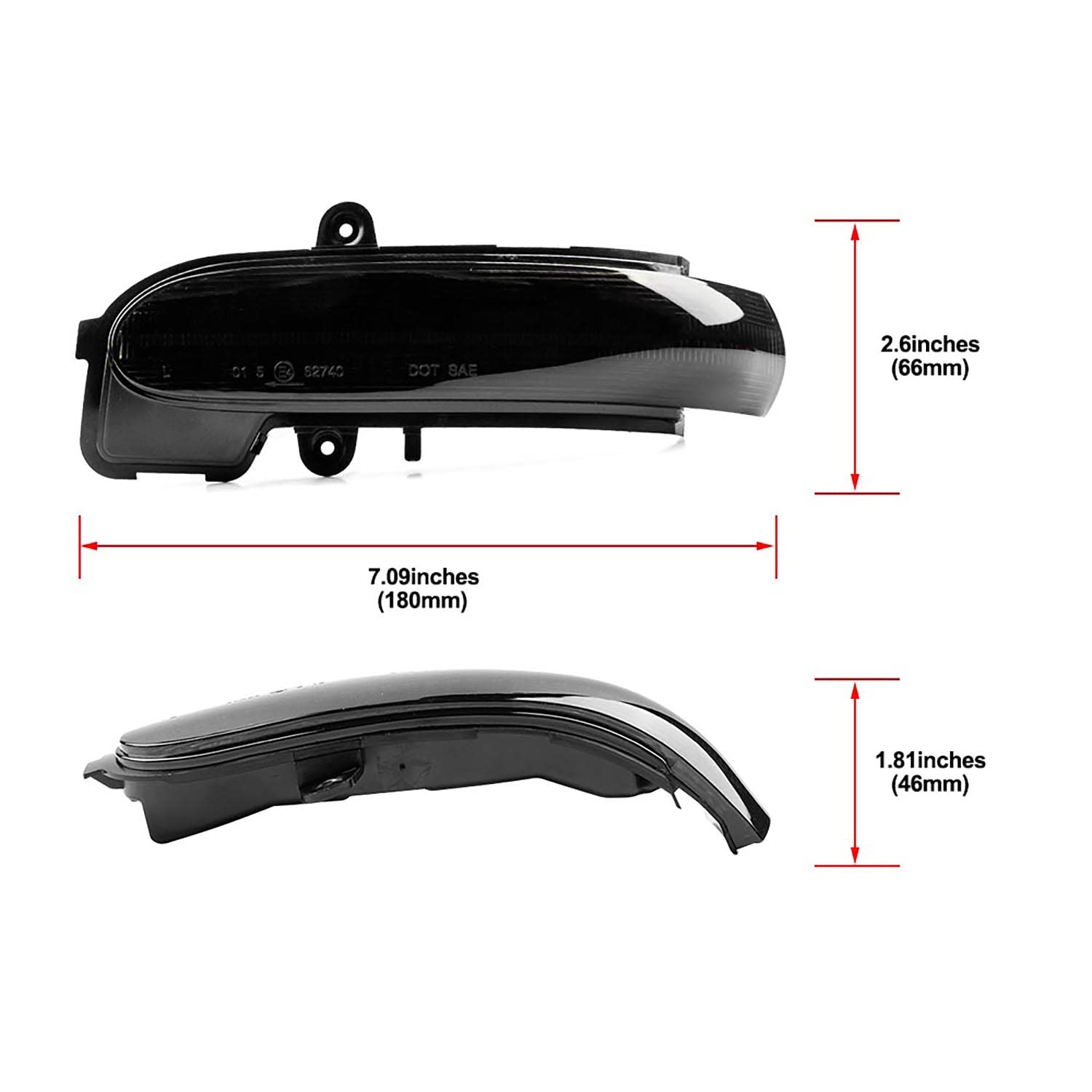 Auto Rückspiegel Blinker Für Mercedes C-Klasse W203 - LED Seitenblinker