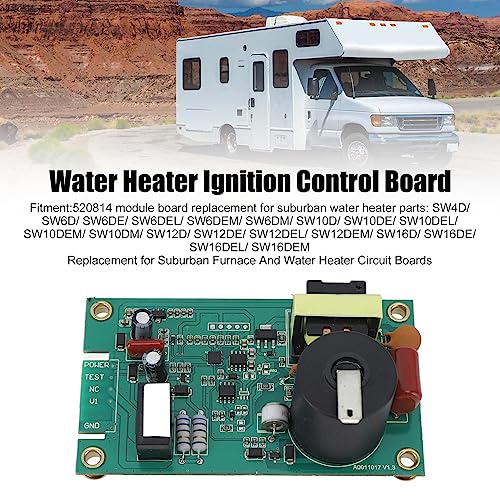 Image of 520814 RV Water Heater Circuit Board Safe And for reliable For SW6DEL SW6DEM SW6DM Ignition Control Board