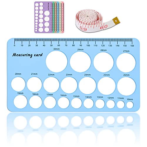 Image of KOLEKY Nipple Ruler - Accurate and Soft Flange Sizing Measurement Tool for Breast Pump and Nipple Shield - Essential for New Moms and Breastfeeding - 6 Color Options(Blue)