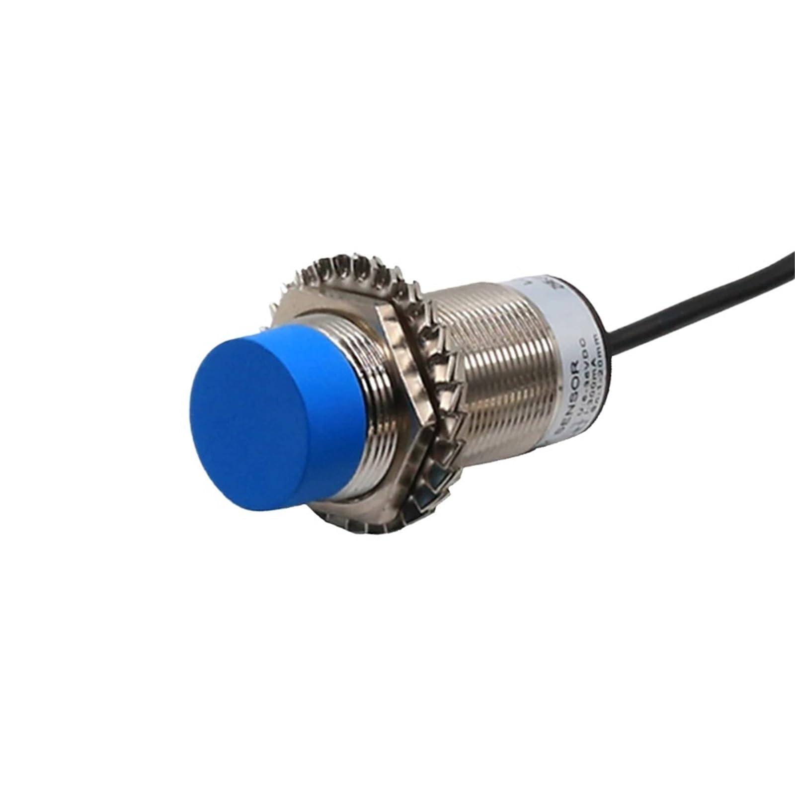 Sensor de proximidad Capacitivo M30, precisión de 10 mm y 20 mm, interruptores NPN, Longitud de línea: 2 m(Non-Shield (20mm),AC NO)