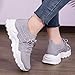 AYziemezm Womens Running Sneakers Tennis Non Slip Walking Shoes Lightweight Breathable Sneaker Comfort Sock Shoe Mesh Workout Casual Sports Shoes Non Slip Athletic Fashion Sneakers Grey