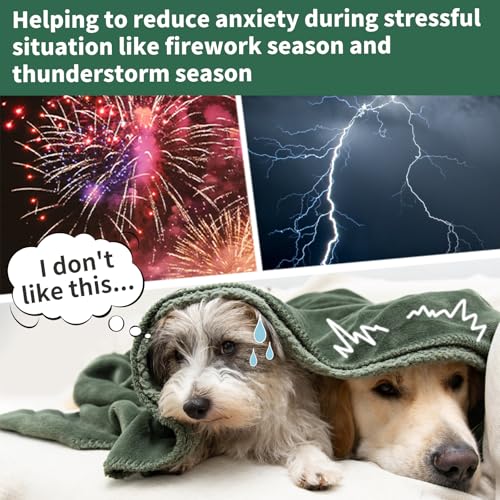 Image of Nanaki Dog Calming Hoodie Ear Wraps for Dogs, Fireworks Ear Protection Head Muffs Doggy Warp Anxiety Relief, Doggy Hematoma Wrap, Pet Head Cover for Grooming and Force Drying Bathing Pet Protector