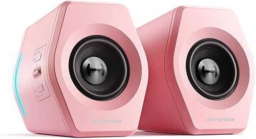 Edifier G2000 - Altavoces de computadora de 32 W para videojuegos, computadora de escritorio, laptop, Mac, altavoces, Bluetooth, USB, entradas AUX,