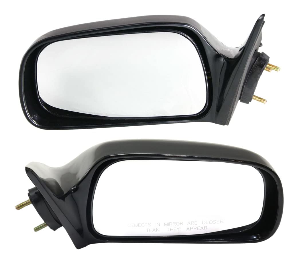 Kool Vue Driver & Passenger Side Power Non-Heated Mirrors for Toyota Camry 1997-2001 Paintable USA Built Vehicle (VIN starts with 1)