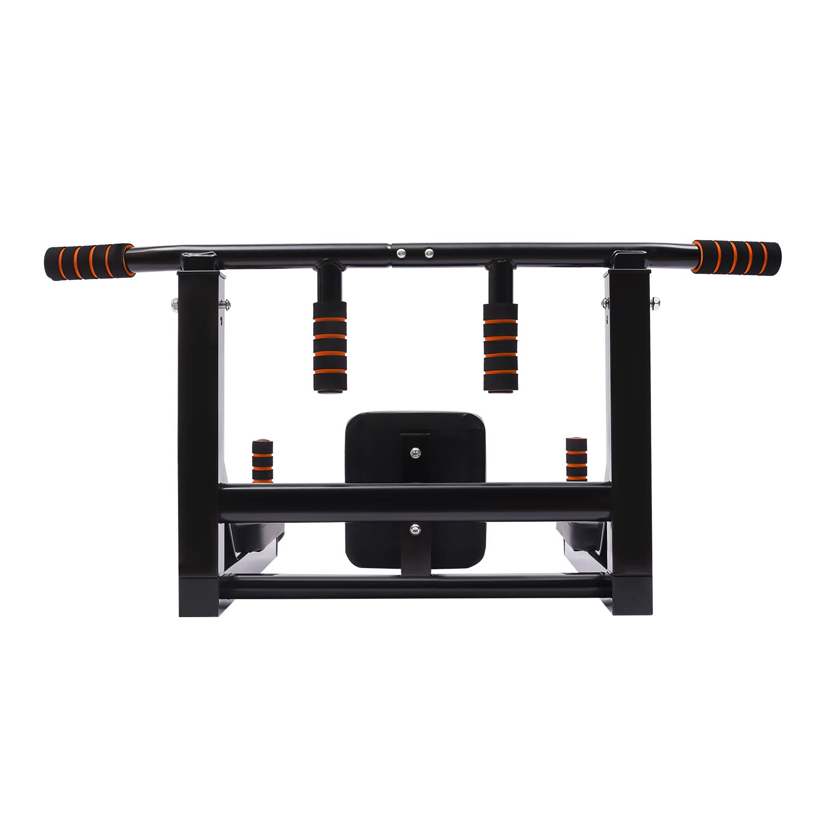 Barra per trazioni da parete, multifunzione, portata 200 kg, con imbottitura in poliuretano, 8 viti di espansione per sicurezza, dispositivo fitness salvaspazio per casa/ufficio