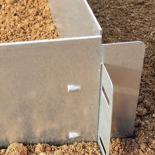 Rasenkante 5m 10m 15m 20m 30m 40m 50m 100x14cm oder 100x18cm verzinkt Beeteinfassung Beetumrandung Mähkante Metall Palisade (Länge 5m - Höhe 18cm)
