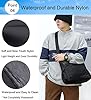zhongningyifeng Men's Shoulder Bag Nylon Messenger Bag Crossbody Purse Waterproof Lightweight for Travel Work Outdoor #4
