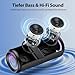 Bluetooth Lautsprecher, 2026 Musikbox Bluetooth 5.4 mit RGB Lichter, Tragbarer Lautsprecher Freisprechfunktion für Phone, 30h Akku, IP7 wasserdicht Fantastischer Sound Geeignet Outdoor/Garten/Sport