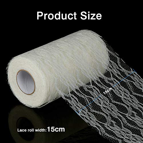 PsmGoods® Weinlese-Spitze Rollentischläufer