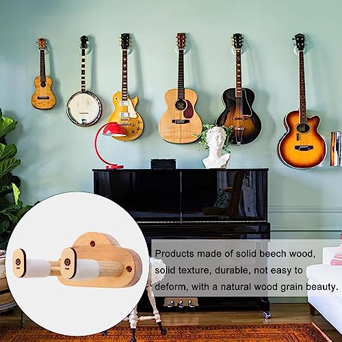 Support mural pour guitare | Support mural pour guitare en bois avec vis,Supports muraux Guiter Hooks Stands pour guitares acoustiques électriques basses ukulélé classiques Troonz - Les Beatles, Paul McCartney, John Lennon, RIngo Starr, George Harrison Support mural pour guitare | Support mural pour guitare en bois avec vis,Supports muraux Guiter Hooks Stands pour guitares acoustiques électriques basses ukulélé classiques Troonz – Image 4