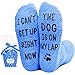 HAPPYPOP Dog Dad Gifts for Men - Funny Lover Gifts, Fuzzy Socks for Father Husband Him