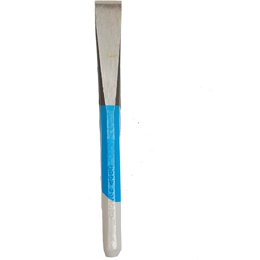Taparia 102 Steel (16mm) Cutting Edge Octogonal Chisel (Blue and Silver)