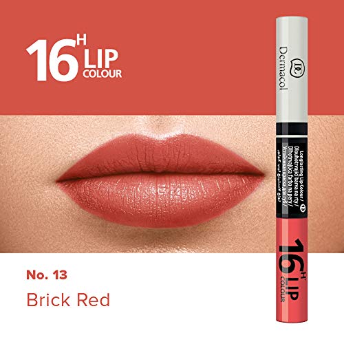 Dermacol - Lip Colour 16 hours Long 2v1 color lip gloss, and 4.8 g odstín ?.13 -