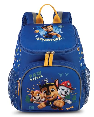 Mochila infantil da patrulha canina com belos desenhos da patrulha canina, grandes desenhos, tamanhos e cores, azul 691, 31 x 25 x 12 cm