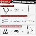 Mikolo Upgraded Weight Lift Pulley System - LAT Pulley Attachments with Adjustable Length Cable for Full Body Training, Home Gym Set