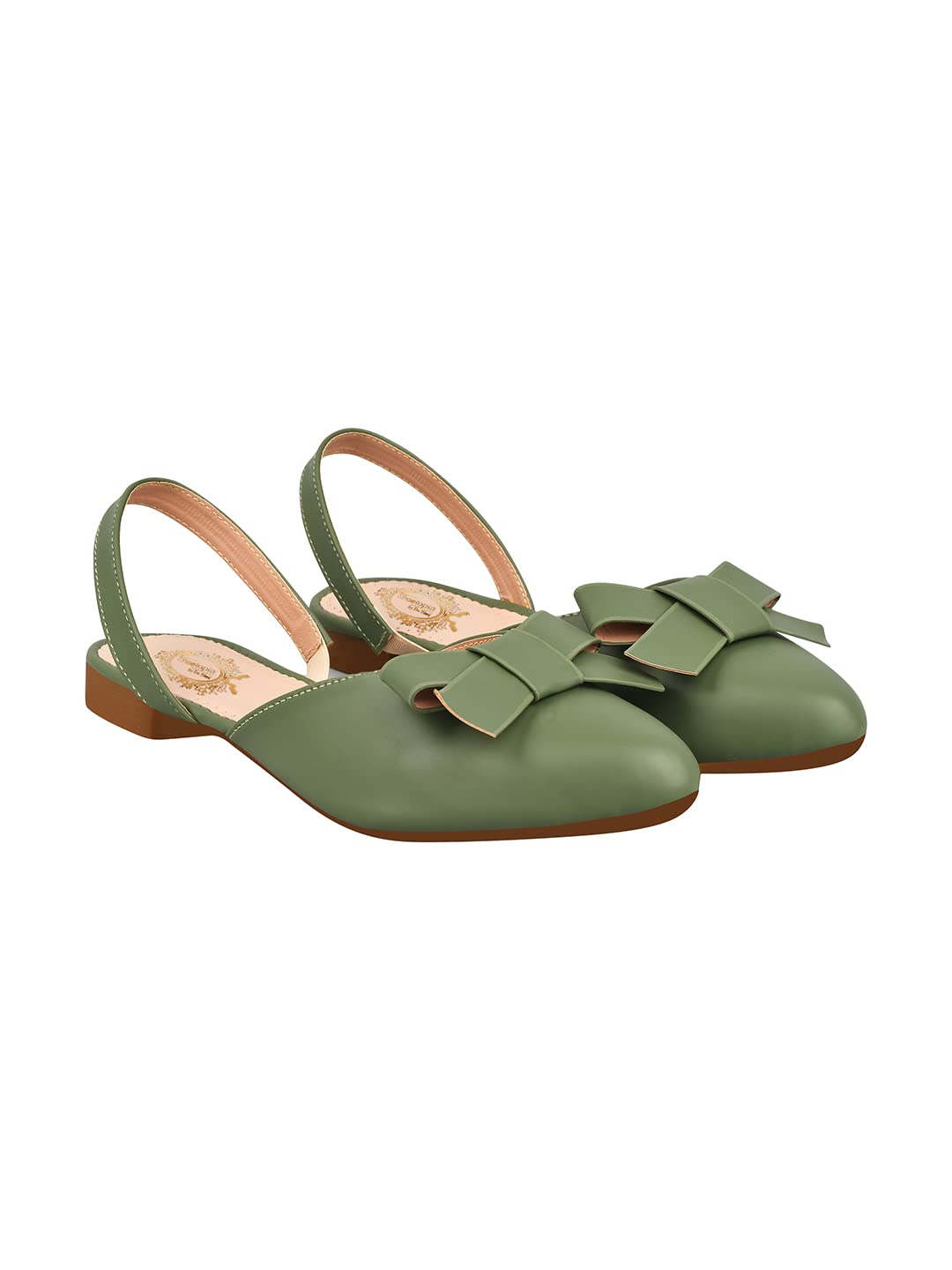 Shoetopia Women & Girls Stylish Decor Bow Pointed Toe Slingback Green Mules/DN-402/Green/UK7 (B0BNNRYG46) Amazon Price History, Amazon Price Tracker