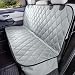 Dog Seat Cover Without Hammock for Cars, Trucks and SUVs - Grey Regular - USA Based Company