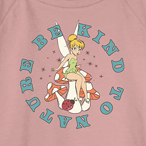 Sweat Peter Pan Tinker Bell à imprimé champignon - Pull rose amical - 2