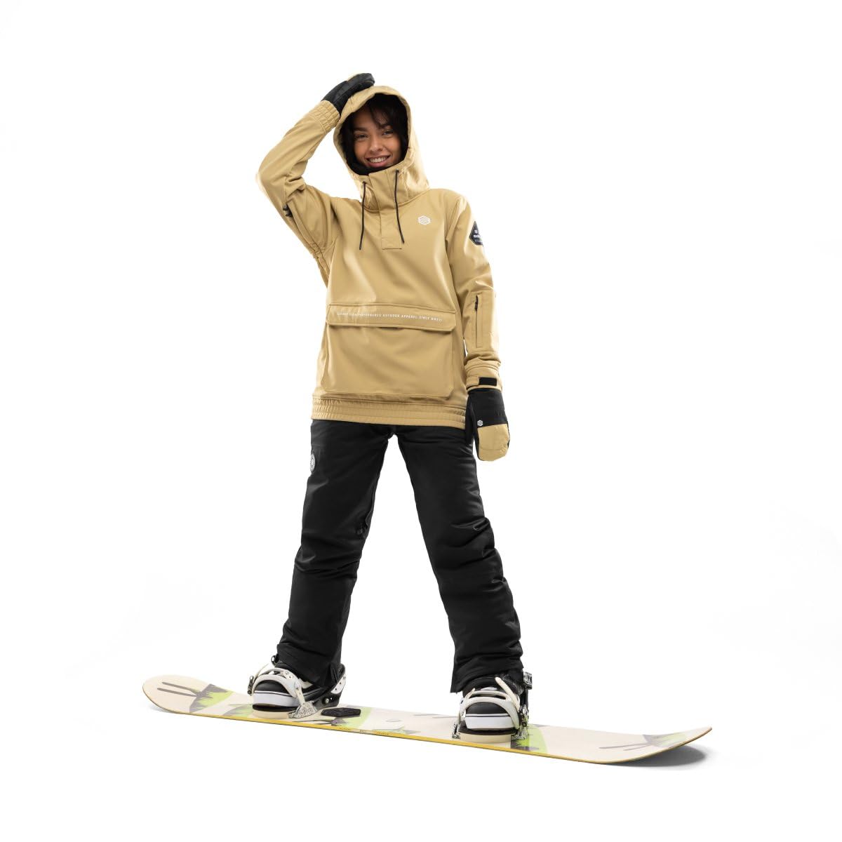 SIROKO Chaqueta para snowboard/esquí esquí y nieve W3-W Kamui Beige