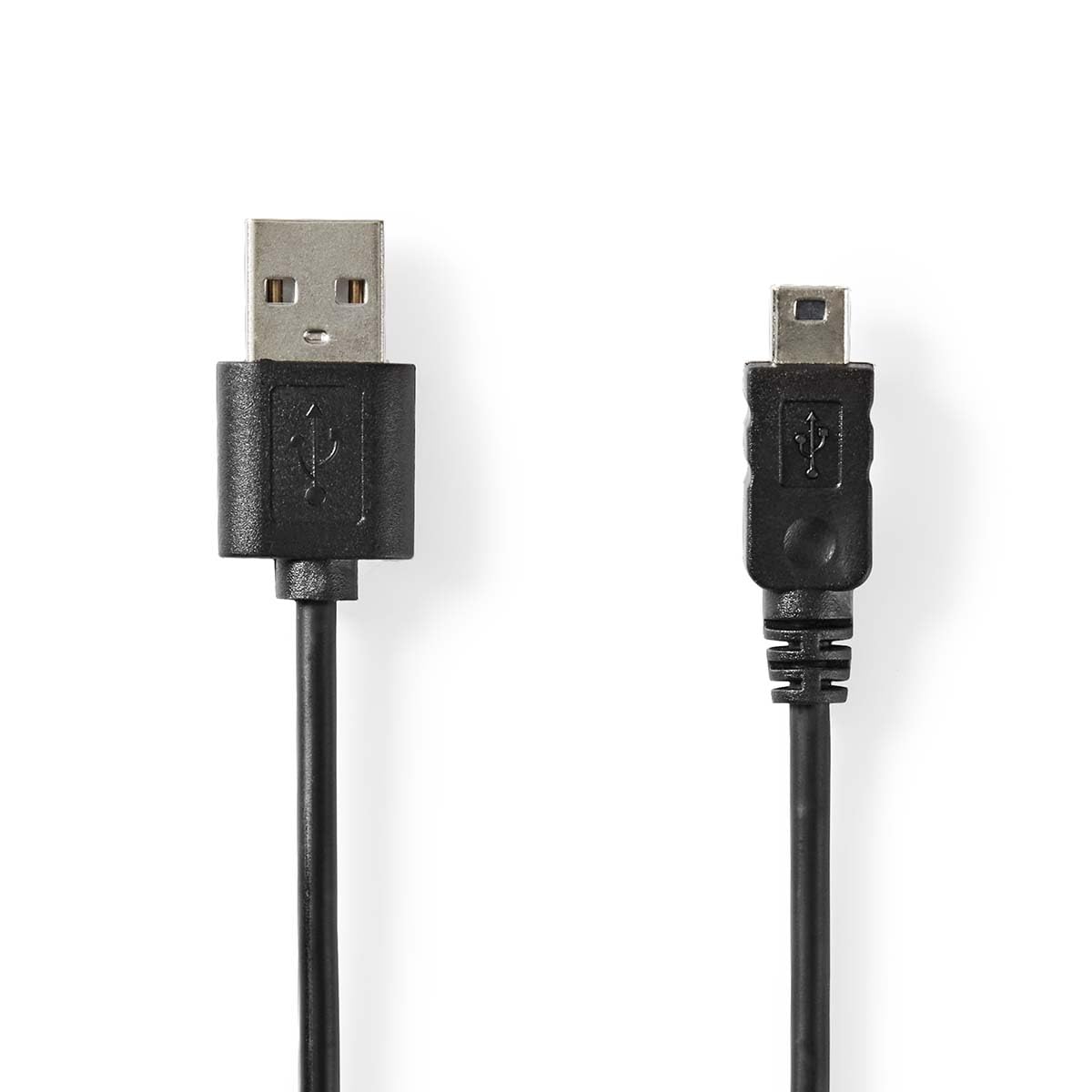 Cavo USB 2.0 Nedis | USB-A Maschio A USB Mini-B 5 Pin | 1 Metro, Nero, Per Fotocamera E Dispositivi Portatili - 4