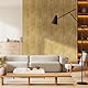 WADILE PVC-Holzmaserungsplatten für Wände, 40 cm x 2,6 m, Schaum Schalldichte Wandplatten für Wandverkleidungen, Wandpaneele Selbstklebend, 3D-Wandplatten für Innendekoration Abdeckung 1 m² Hell Eiche