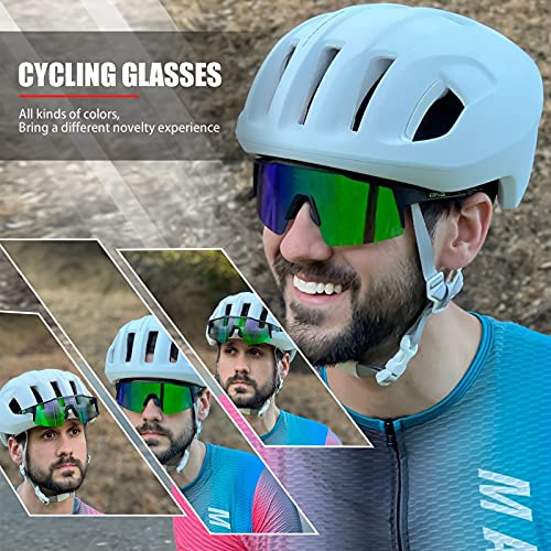 KAPVOE Óculos par Ciclismo Polarizados Esportivo Óculos de sol Bike MTB masculinos femininos,10
