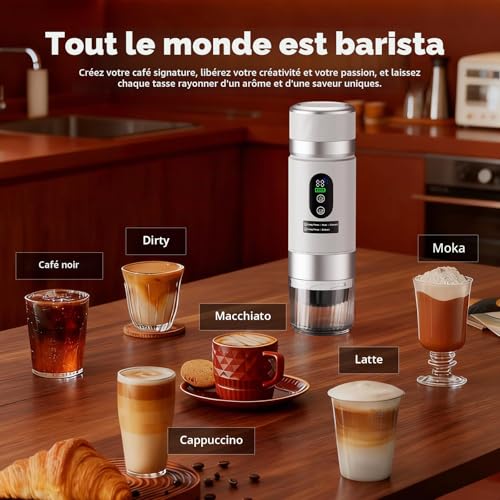 Cafetière Espresso Portable 3‑en‑1 20 bars, reffmov – Image 7