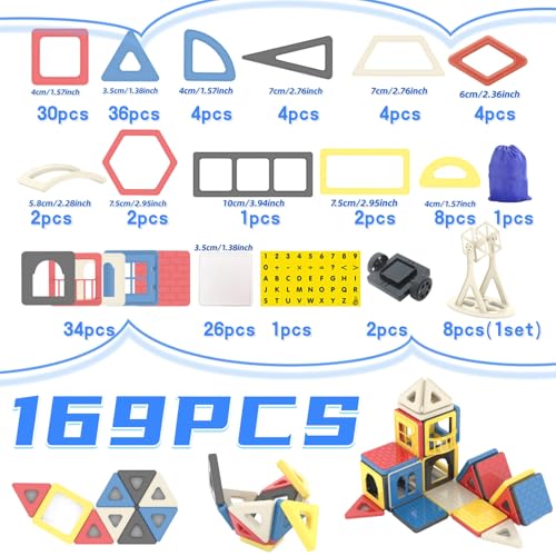 Blocs de construction magnétiques éducatifs et jouets de construction STEM 3-8 ans