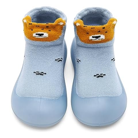Chaussettes Bébé IceUnicorn Tigre Bleu Cover