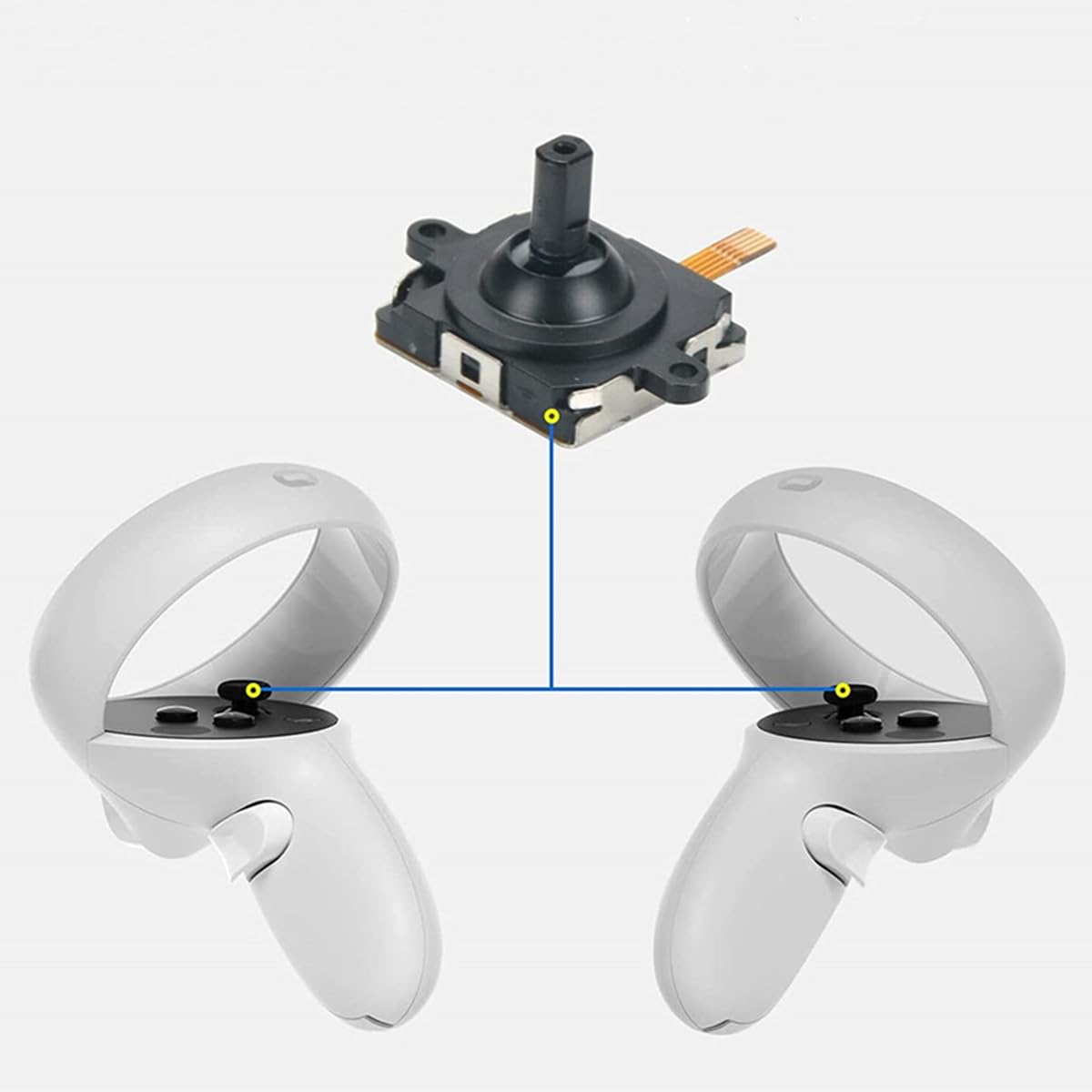 Amazon.co.jp: OQ2コントローラー用 交換スティック オキュラス