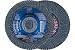 PFERD Polifan Abrasive Flap Disc, Large Radius, Radial Shape, Round Hole, Phenolic Resin Backing, Zirconia Alumina, 5" Dia, 40 Grit (Pack of 1)