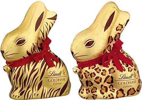 Lindt Goldhase - Limited Safari Edition - Geschenk-Set für Ostern - Premium Vollmilch-Schokolade (3 x 200g) – Bild 3