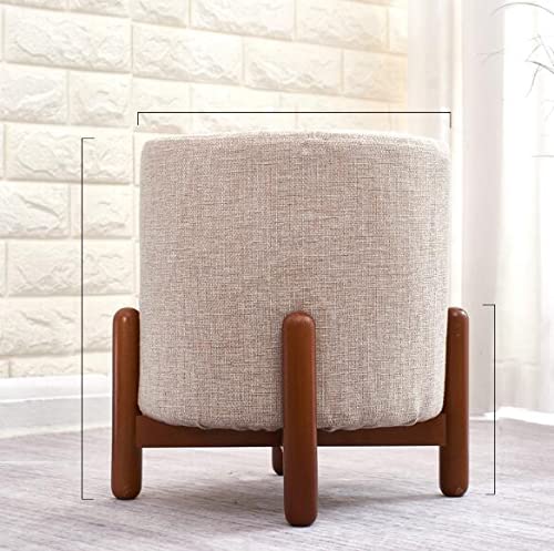 Tabourets ronds modernes et poufs en tissu pour sublimer votre canapé