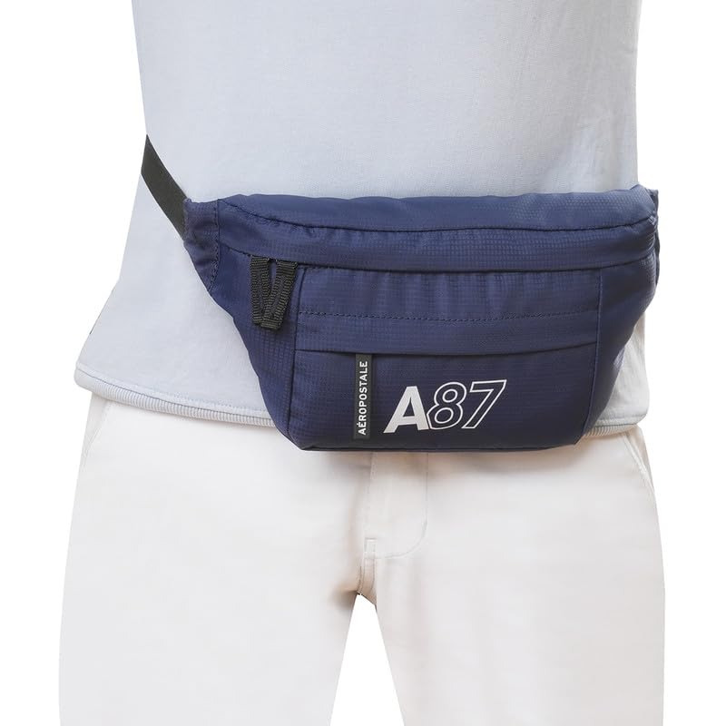 Image of Aeropostale Oliver Unisex Waist Pouch Bags & Cases - Navy
