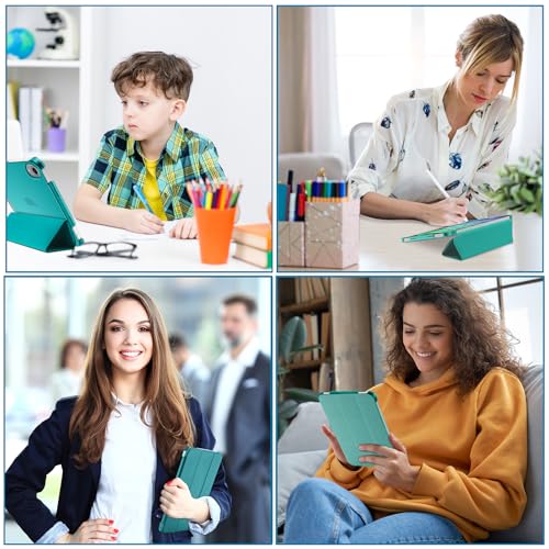 Image of ProCase Smart Case for iPad mini 7 A17 Pro 2024 /Mini 6 2021 8.3 inch -Green | Slim iPad Mini 7th /6th Gen Case Hard Back Cover for iPad Mini 7th Gen A2995 /A2996 /A2993 /6th Gen A2567 A2568 A256