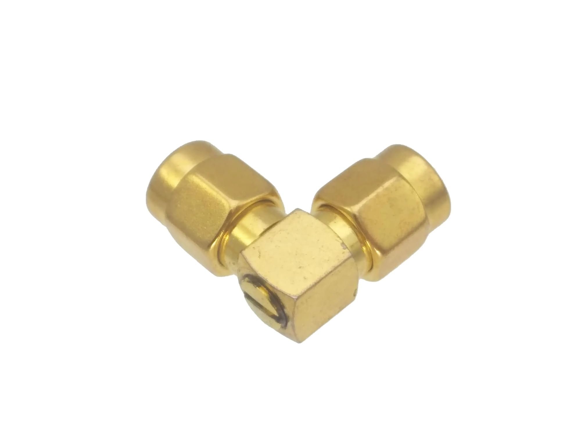 Adaptateur coaxial RF à angle droit SMA mâle vers SMA mâle 50 Ohm 90 degrés Plug to Plug