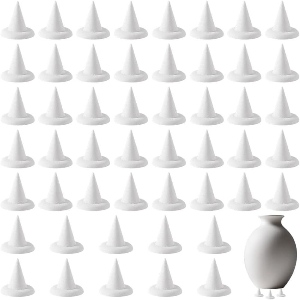 Jnchdghwa As Shown 50Pcs Kiln Stilts Support Nails Ceramic Refractory Cone Support Nails Temperature Reusable Pottery Tools For Firing