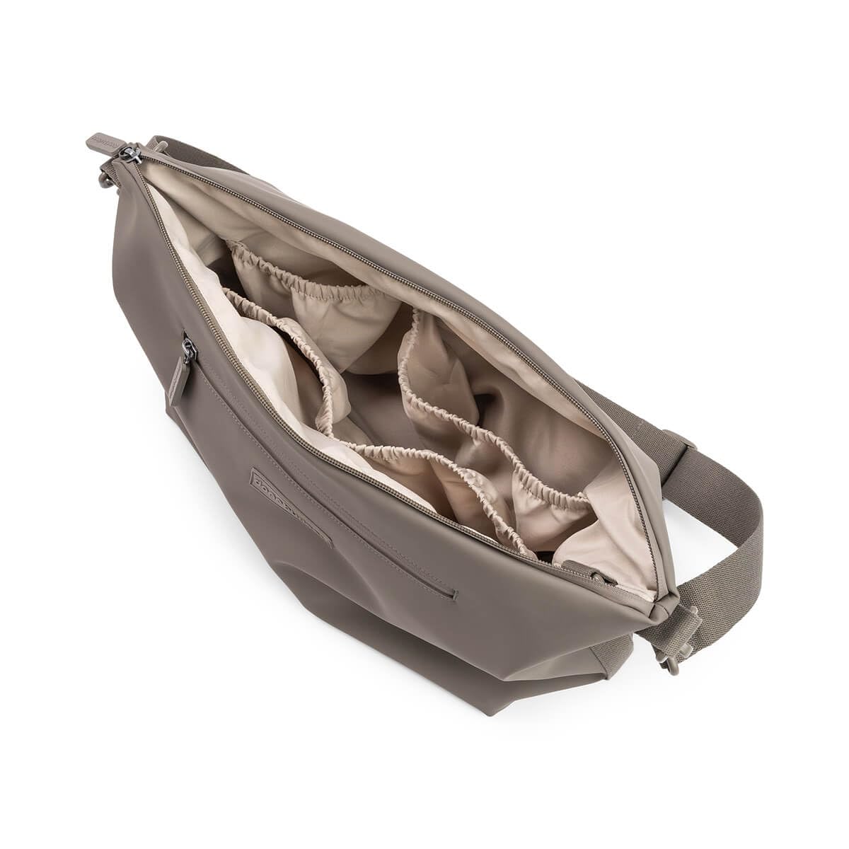 Done by Deer Bolsa para cochecito de bebé, bolsa para pañales, con gancho para cochecito, impermeable, correa ajustable para el hombro, múltiples compartimentos, 10 l, sostenible de poliéster