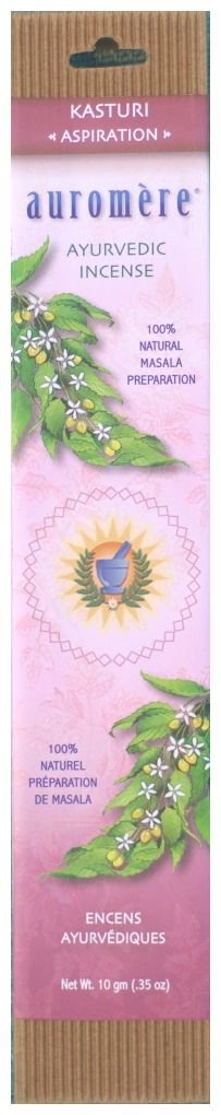 Auromere Ayurvedic Incense, Kasturi (Aspiration)