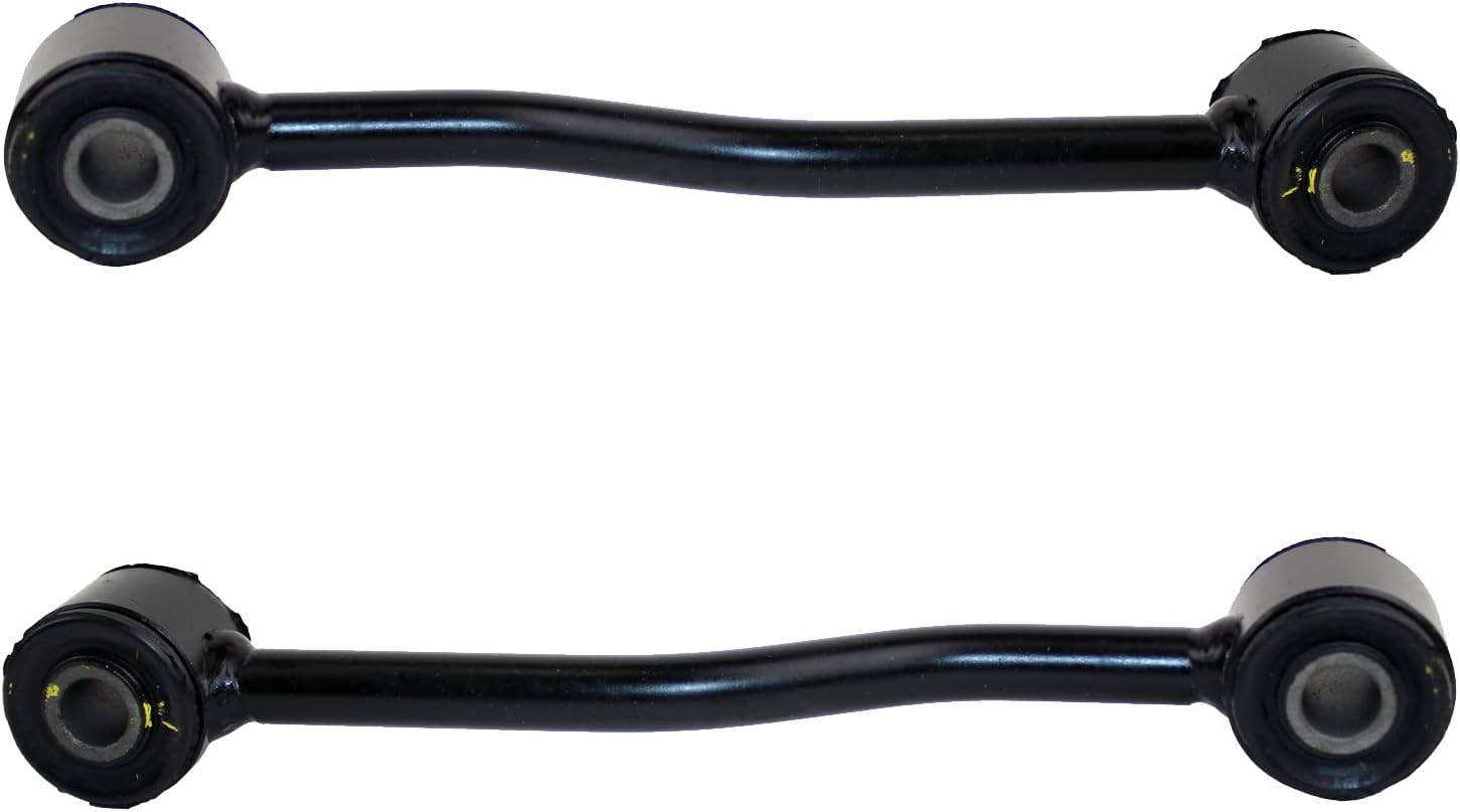 Set of Front Left LH & Right RH Steel Suspension Stabilizer Sway Bar Links Pair (2 Pieces) For Jeep Grand Cherokee 1999-2004