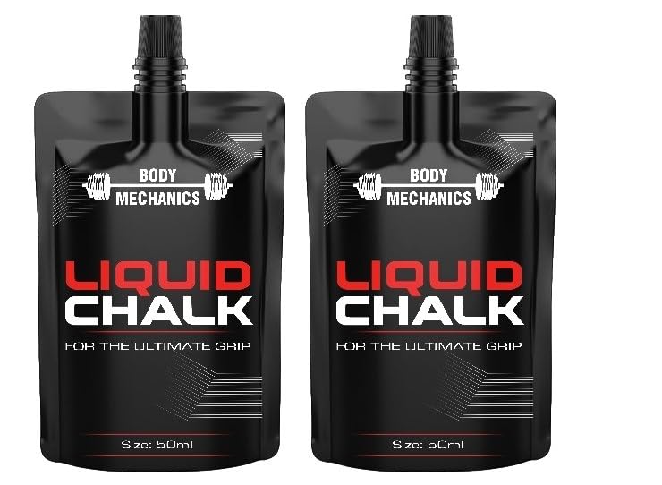 BODYMECHANICSGLOBAL Liquid Gym Chalk : Pouch - 30 ml (2) (B0D2B5Y8QD) Amazon Price History, Amazon Price Tracker