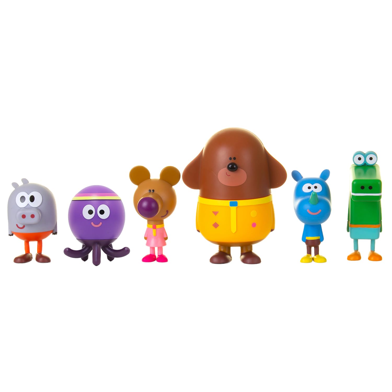 Hey Duggee toy figure set includes Duggee and his squirrels. Perfect toddlers toys from the CBeebies TV show.